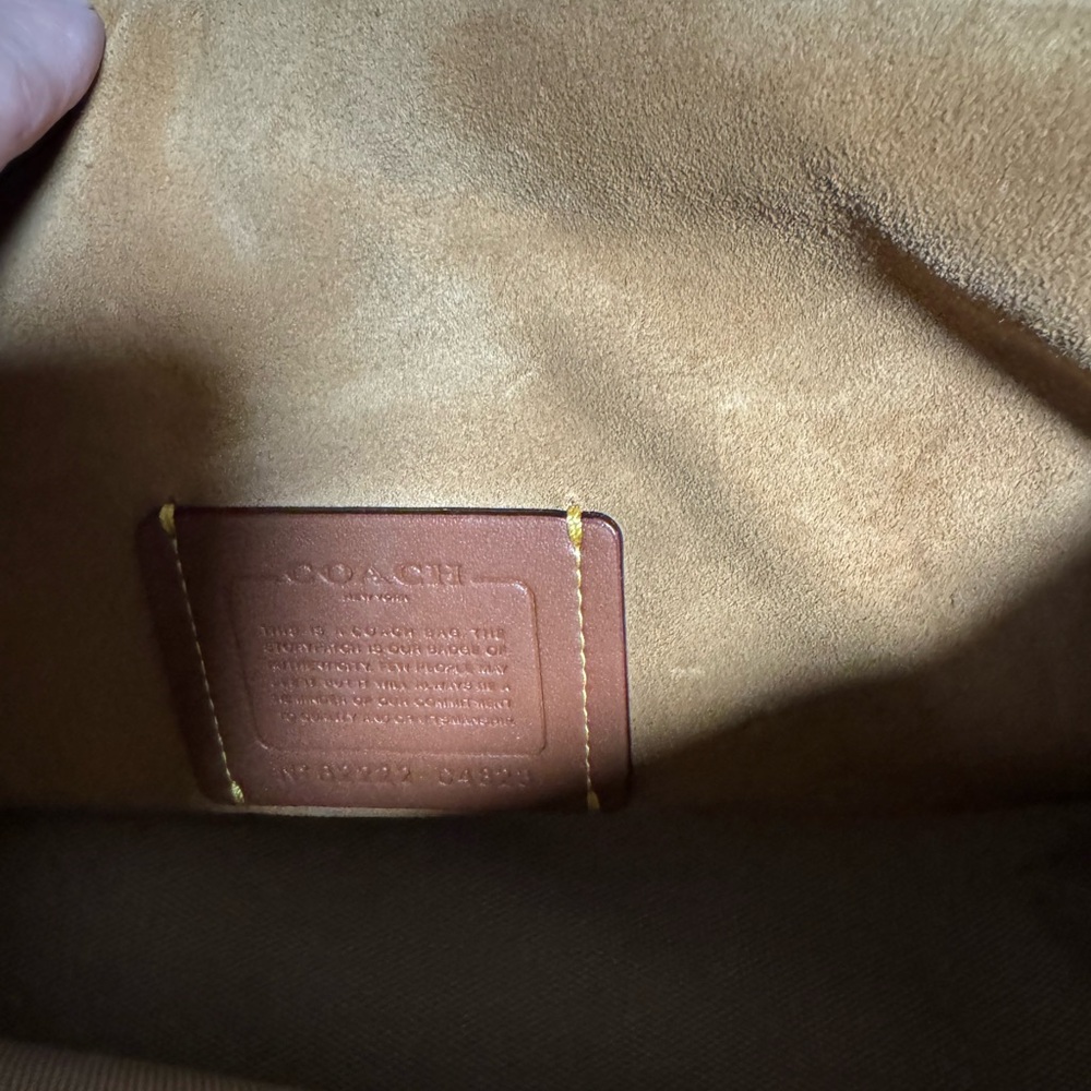 Coach Tabby in orange soft leather - Picture 6 of 16